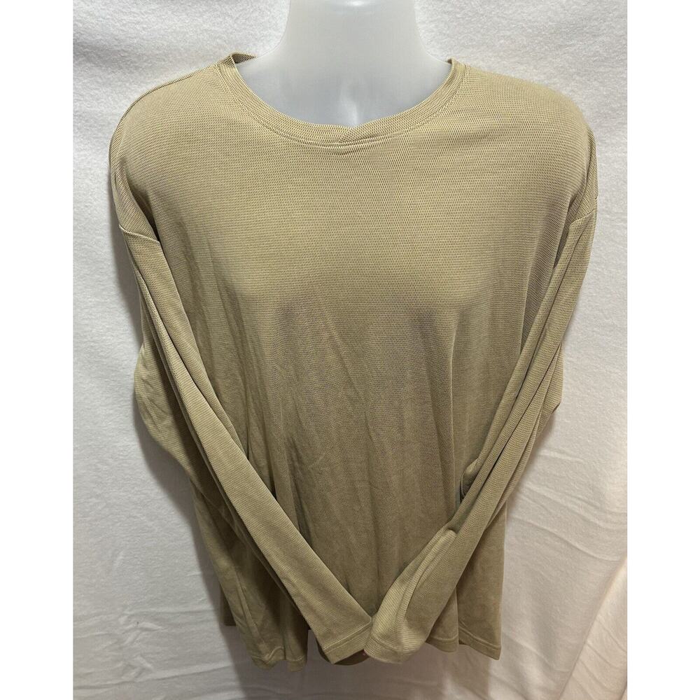 Crazy Horse Liz Claiborne Sweater‎ Mens 2XL Pullover Casual Tan